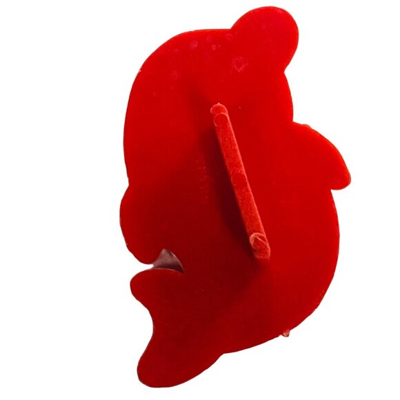 Dolphin Shaped Red Ocean Imprint Cookie Cutter 3 Inch - Picture 3 of 5